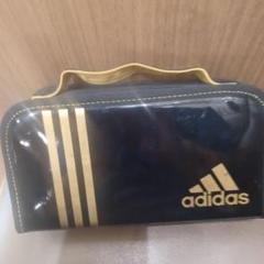 adidas ネイビー ゴールド バッグ