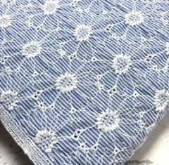 マーガレットコットンレース刺繍生地1m