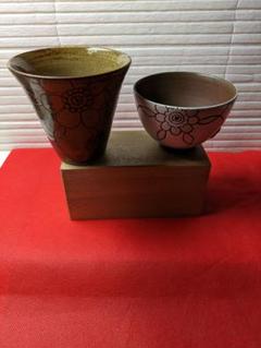 益子淳一 / 粉引しのぎ6寸平鉢 (約17cm) 笠間焼 ホワイト