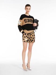 値下げ！お買い得MAX MARAウール カシミヤ ジャカード ニット新品タグ付き Max Mara ウールカシミヤジャカードニット 1951 マックスマーラ 新品