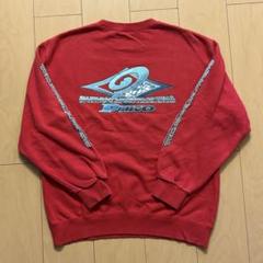 90s ピコ　PIKO スウェット　赤　ワンポイント　バックプリント　XL 古着 OLD PIKO 90s ピコ オールドサーフ スウェット トレーナー L