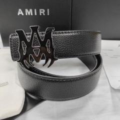 新品 AMIRI アミリ ロゴバックルベルト UK drill TRAPSTAR 新品 AMIRI アミリ ロゴバックルベルト UK drill TRAPSTAR