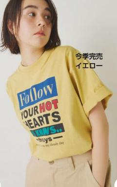 SM2エスエムツー ロゴアソートプリントTシャツ新品イエロー 今季完売