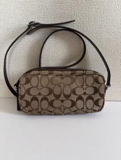 未使用級　coach 6073 ショルダーバッグ　ポシェット　ミニ　アクセサリー 未使用級 coach 6073 ショルダーバッグ ポシェット ミニ