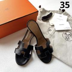 裏貼り済み HERMÉS オアジス サンダル 35 裏貼り済み HERMÉS オアジス サンダル 35 - メルカリ