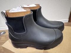 新品未使用 UGG ドロップレット レインブーツ ブラック 22 長靴