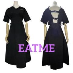 EATME バックオープンカットソー生地ワンピース