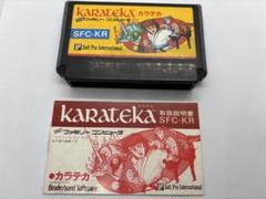 ファミコンソフト カラテカ　説明書付き、箱なし