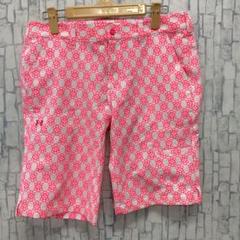 5.26 t294 アンダーアーマー パンツ ハーフL ワンポイント 刺繍 総柄
