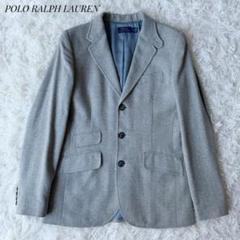 【美品】POLO RALPH LAUREN リネン混　テーラード　現行タグ　L Polo テーラード リネンシルク スーツ ジャケット | ラルフ