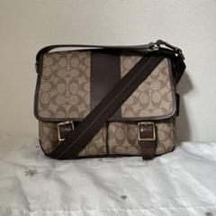 コーチ　ショルダーバッグ　シグネチャー　COACH　メッセンジャーバッグ　u2 コーチ ショルダーバッグ シグネチャー COACH メッセンジャー
