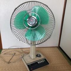 SHARP レトロ 扇風機 首振り 緑羽根 HIGH SCREW FAN
