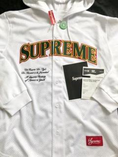 supreme Baseball Jersey Mesh Hooded XL