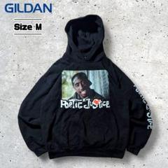 GILDANギルダン2PACスウェットパーカーウェッサイヒップホップブラック黒M