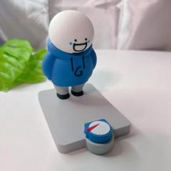スマホスタンド 丸い頭のキャラクター フィギュア