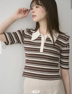 現行タグ【ポロラルフローレン】綿麻混 マルチボーダー クルーネックサマーニット 現行タグ【ポロラルフローレン】綿麻混 マルチボーダー クルー