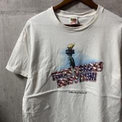 Tシャツ 90s 00s ヴィンテージ Y2K 自由の女神 アメリカ H389