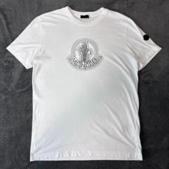 【正規品】MONCLER モンクレール フェードアウトロゴ Tシャツ L 白