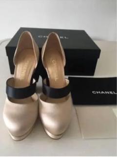 【新品未使用】 超レア CHANEL シャネル リボン パンプス