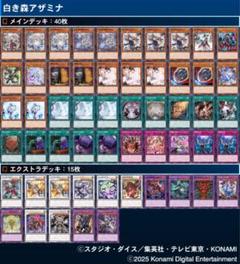 メルカリ便 新規入り白き森 大会優勝構築デッキ スリーブ2重