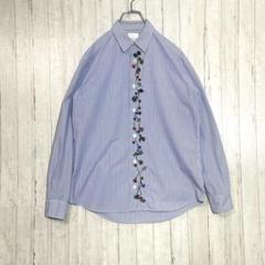 大きいサイズ◇Paul Smith◇定価3.5万円日本製バンドカラーシャツ