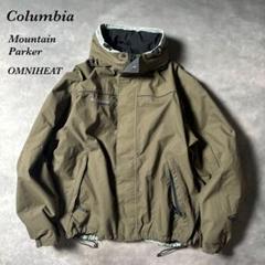 Hu20古着04年製Columbia茶マウンテンジャケットOmniHeat