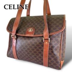 【極希少】CELINE セリーヌ トートバッグ A4 マカダム トリオンフ セリーヌ トートバッグ マカダム トリオンフ茶 ショッピング