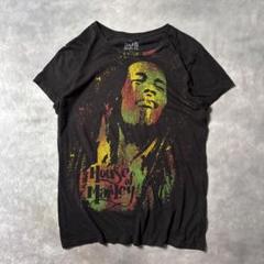 O26 古着BobMarley黒ラスタファリTシャツHOUSEofMarley