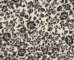 3.5m*ボタニカル*beige black*80ローンリップル*