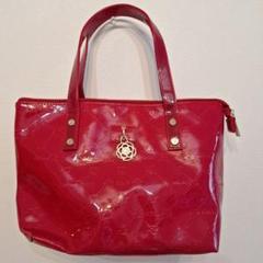 YURIE NITANI ユリエニタニ 赤 ハンドバッグ 肩がけ 金金具