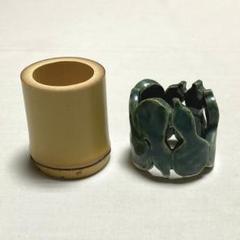 【茶道具】蓋置3点まとめ売り 楽天市場】【茶器/茶道具 蓋置】 三つ鈴 （鳴り鈴） 今岡三四郎