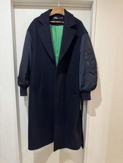 完売品 ZARA ザラ MANTECO社生地使用 ウール ケープコート ZARA(ザラ) / MANTECO/ポンチョコート/ケープコート/XS/--/BLK