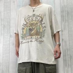デルタ　90s　Tシャツ　USA製　シングルステッチ　鹿　ヴィンテージ　XL