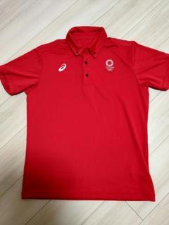 アシックス 赤 ポロシャツ 2XL 東京オリンピック アシックス 赤 ポロシャツ 2XL 東京オリンピック - メルカリ