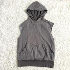 NIKE 00's ノースリーブパーカー y2k 廃盤品 グレー M