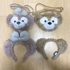 ダッフィー　シェリーメイ　ポシェット　カチューシャ　ディズニーシー　コインケース