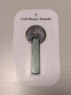 ✨スマホスタンド 携帯電話スタンド スタンド 粘着テープ 回転式 グリーン