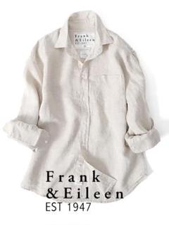 美品 フランク&アイリーン EILLEN リネンシャツ 麻 ゆったりめ 白 Frank&Eileen フランク&アイリーン リネンシャツ美品‼️ - メルカリ