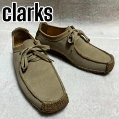 クラークス　ワラビー　ブラウン　UK7 Clarks クラークス ワラビー メンズ ブラウンレザー CLARKS