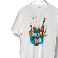 【限定】LOEWE ロエベ クラフテッドワールド展 Tシャツ Sサイズ 白