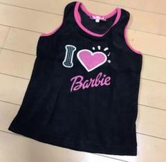 新品　バービー　Barbie タンクトップ　パイル素材　120 130 ハート