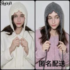 SINOON シヌーン Knit Bonnet Hat (gray) SINOON シヌーン Knit Bonnet Hat (gray) - メルカリ