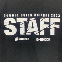 非売品 ダブルダッチデライトSTAFF Tシャツ G-SHOCK コムテック 黒のサムネイル