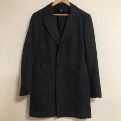 【美品】希少　+J ユニクロ　ジルサンダー　チェスターコート　ヘリンボーン UNIQLO - ユニクロジルサンダーウールブレンドチェスターコート