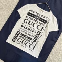 【最終値下げ】美品！GUCCI グッチ ロゴ Tシャツ ブラック サイズ8キッズ kigaeru_370016023008