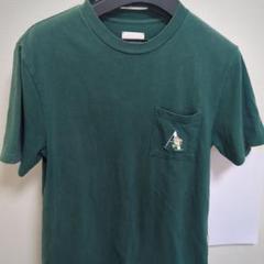 AIMÉ LEON DORE ポケットTシャツ ダークグリーン