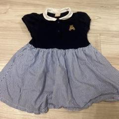petitmain プティマイン くまちゃん ワンピース 90 子供服 ベビー