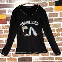 ANVALIDES ブラック レディース 長袖 Tシャツ　Ｆ