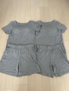 グレー /カップ付きTシャツ/ショートパンツ/セット /Sサイズ