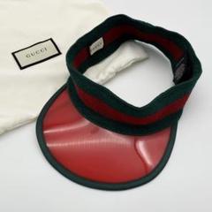 【美品】GUCCI グッチ サンバイザー GGキャンバス Lサイズ シェリー GUCCI グッチ 139284 GGキャンバス シェリー サンバイザー #XL